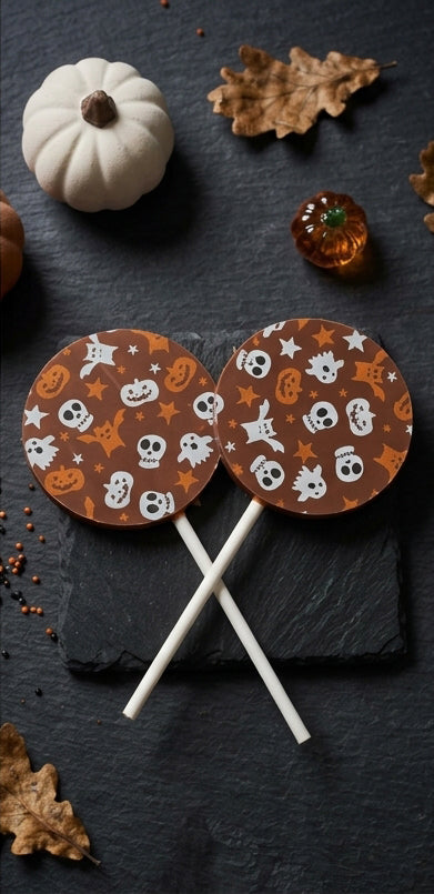 Lízatko z mliečnej čokolády "Halloween - Bats and friends" 20g