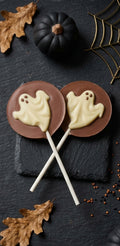 Lízatko z mliečnej čokolády "Halloween - Ghost" 25g