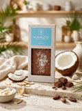 milk chocolate with crunchy coconut