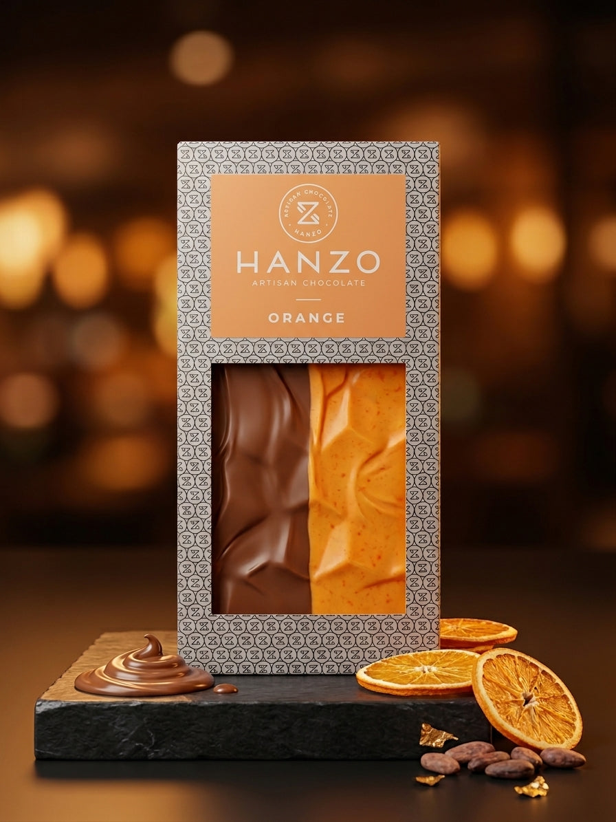Mliečno-pomarančová čokoláda TWO-FACE 70g